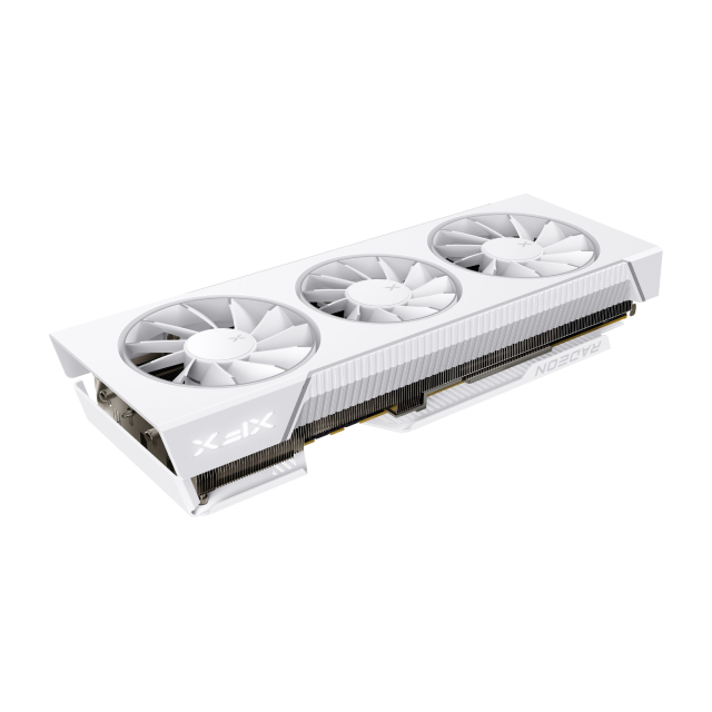 Tarjeta de Video XFX Quicksilver | AMD Radeon RX 7800 XT | Tarjeta Gráfica Magnética Para Juegos | 16 GB | GDDR6 | Blanca | RX-78TMAIRW9