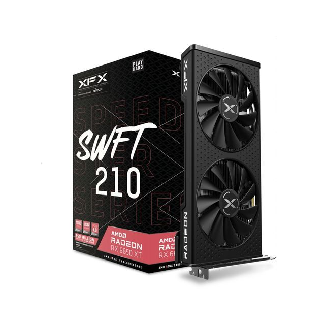 Tarjeta de Video XFX Speedster SWFT 210 | AMD Radeon RX 6650 XT | 8GB | GDDR6 | AMD RDNA 2 | RX-665X8DFDY