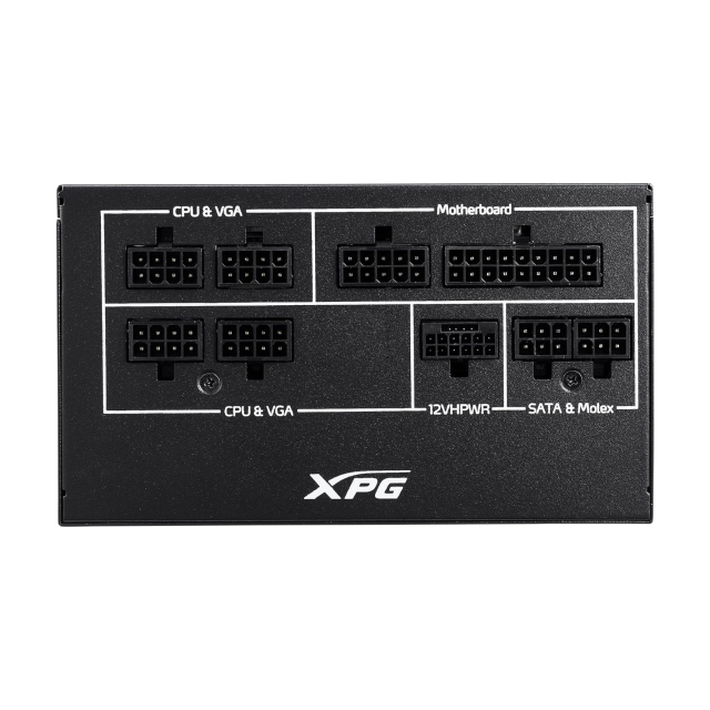 Fuente de Poder XPG CORE REACTOR II | 1200W | 80 + Gold |  ATX 3.0 & ATX 3.1 | COREREACTORII1200G-BKCUS