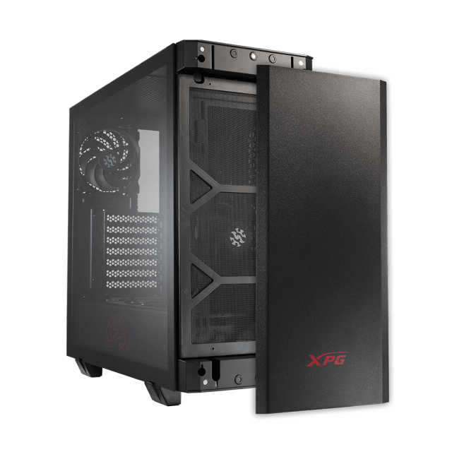 GABINETE ADATA XPG INVADER NEGRO ATX (2 VENTILADORES ARGB PREINSTALADOS) / INVADER-BKCWW