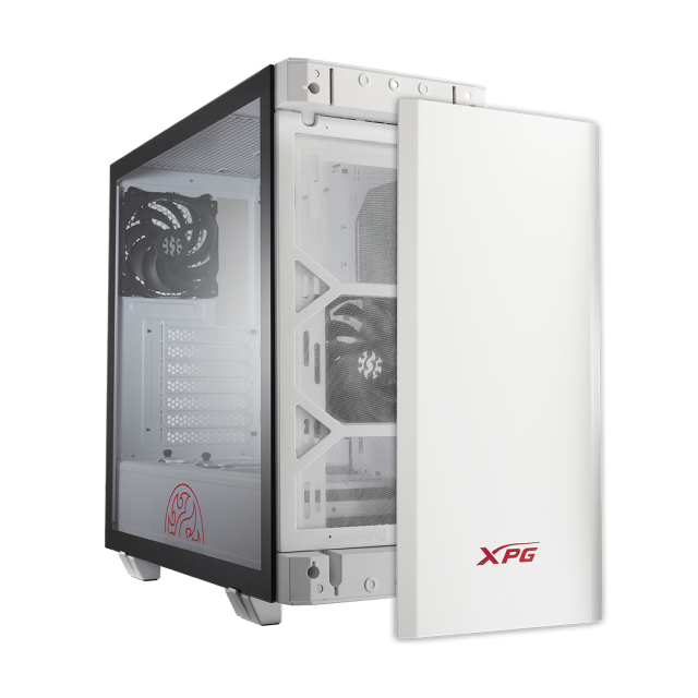 Gabinete ADATA XPG Invader | Color blanco | ATX | 2 ventiladores ARGB preinstalados | INVADER-WHCWW