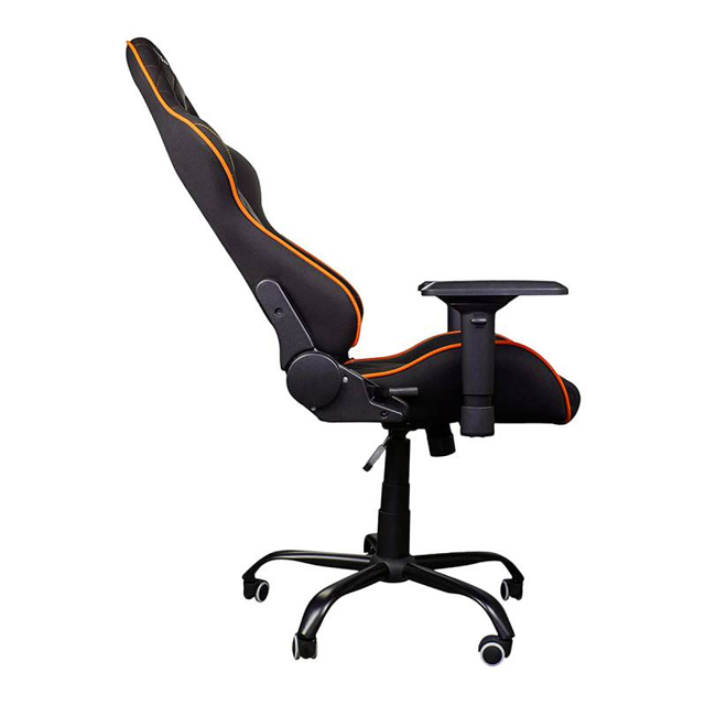 SILLA GAMER XZEAL XZ25 | NEGRO / NARANJA | MATERIAL TEXTIL | BASE METALICA | XZSXZ25O