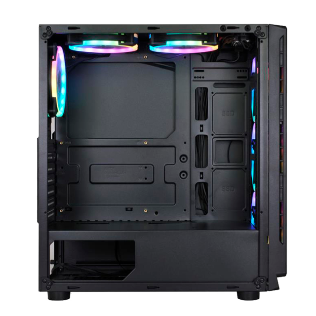 Gabinete Xzeal XZ120 | ATX/Micro-ATX | 3 Ventiladores | Negro | XZCGB03B