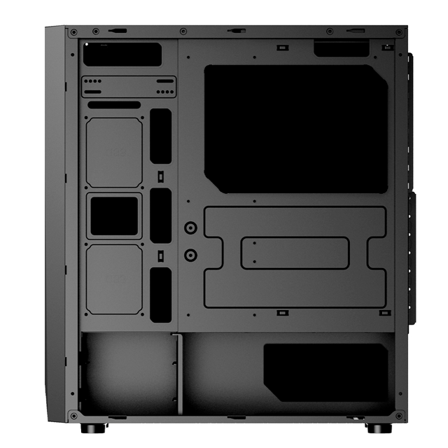 Gabinete Xzeal XZ120 | ATX/Micro-ATX | 3 Ventiladores | Negro | XZCGB03B