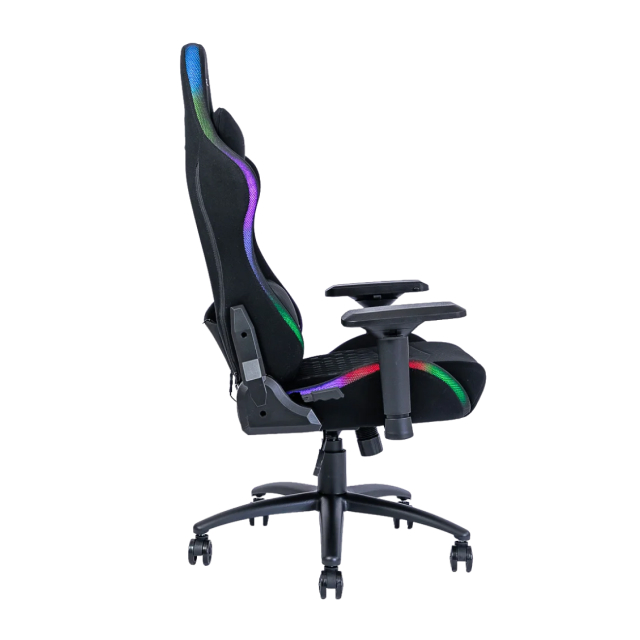 Silla Gamer Deportiva Xzeal XZ15 | Negra | RGB | Tela de Doble Capa | XZSXZ15B