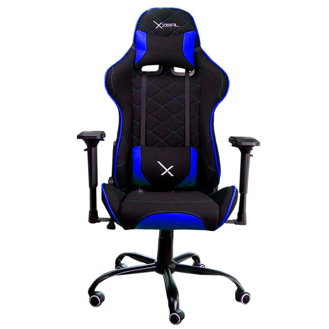 SILLA GAMER XZEAL XZ25 | NEGRA-AZUL | XZSXZ25A