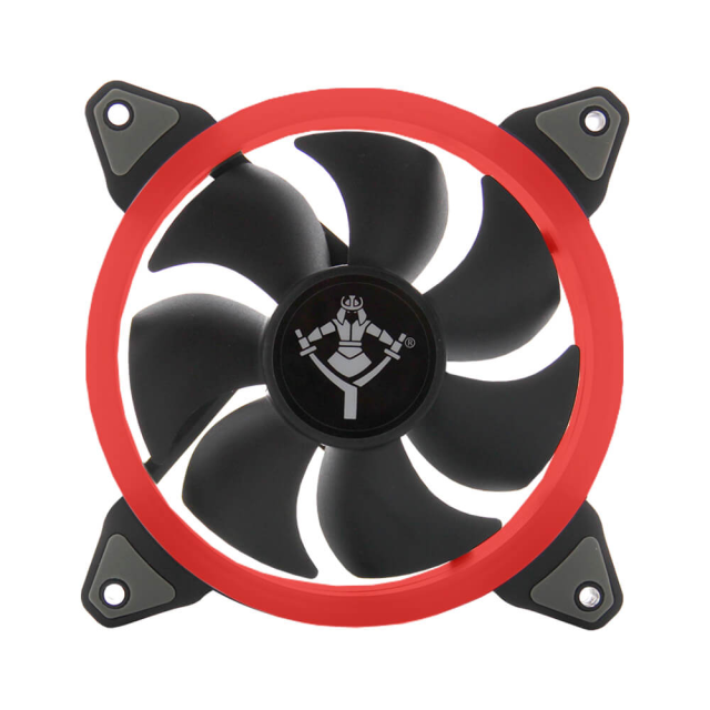 Ventilador Yeyian Typhoon  - LED - Rojo - 120MM