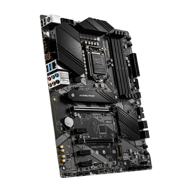 Tarjeta Madre MSI Z490-A PRO | ATX | LGA 1200 | Intel Z490 | DDR4 (Hasta 128GB) | Negro | Z490-A PRO