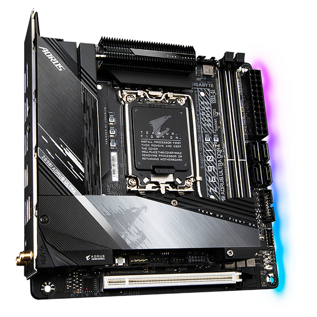 TARJETA MADRE GIGABYTE Z690I AORUS ULTRA DDR4 LGA1700 REV1.0 - Z690I-A-ULTRA-DDR4