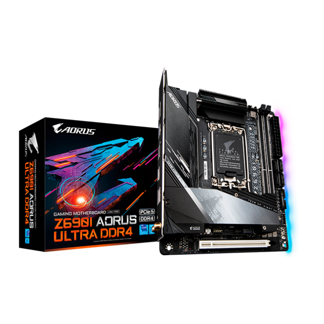 TARJETA MADRE GIGABYTE Z690I AORUS ULTRA DDR4 LGA1700 REV1.0 - Z690I-A-ULTRA-DDR4