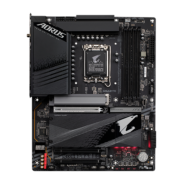 TARJETA MADRE GIGABYTE Z790 AORUS ELITE AX DDR4 - WIFI HDMI INTEL LGA 1700 - Z790 AORUS ELITE AX DDR4