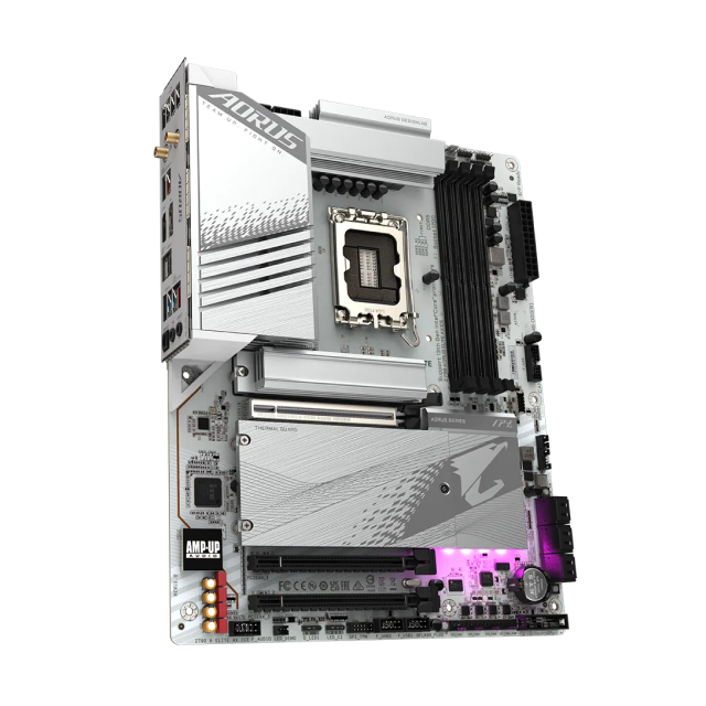 Tarjeta Madre Gigabyte Z790 AORUS ELITE AX ICE 1.0 | ATX | LGA1700 | Intel Z790 | DDR5 | HDMI x1 | DisplayPort x1 | Z790 AORUS ELITE AX ICE 1.0