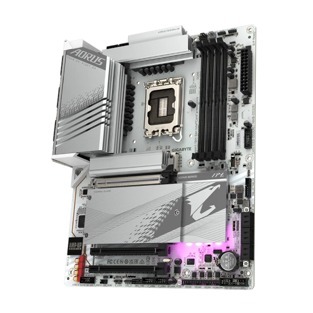 Tarjeta Madre Gigabyte Z790 AORUS ELITE AX ICE 1.0 | ATX | LGA1700 | Intel Z790 | DDR5 | HDMI x1 | DisplayPort x1 | Z790 AORUS ELITE AX ICE 1.0