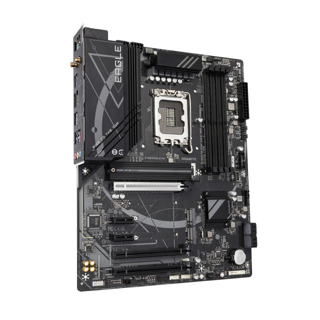 Tarjeta Madre GIGABYTE Z790 EAGLE AX | ATX | Intel Z790 | LGA 1700 | DDR5 (Hasta 192GB) | Wi-Fi 6E | Bluetooth 5.3 | Negro | Z790 EAGLE AX