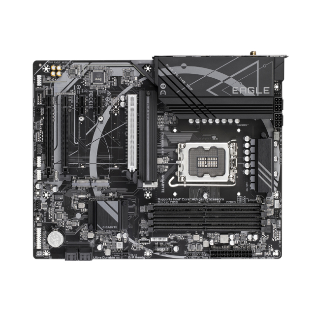 Tarjeta Madre GIGABYTE Z790 EAGLE AX | ATX | Intel Z790 | LGA 1700 | DDR5 (Hasta 192GB) | Wi-Fi 6E | Bluetooth 5.3 | Negro | Z790 EAGLE AX