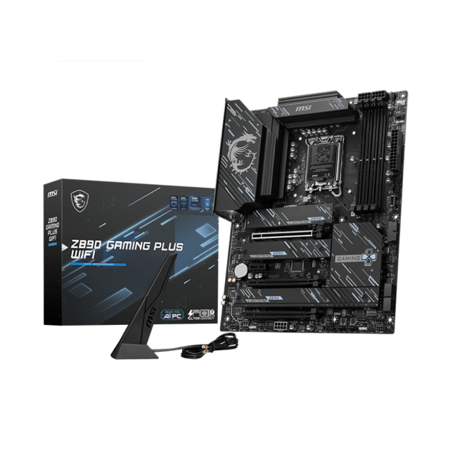 Tarjeta Madre MSI Z890 Gaming Plus WIFI | ATX | Intel Z890 | LGA 1851 | DDR5 256 (Máx) | HDMI / DP / Thunderbolt | Wi-Fi 7 / Bluetooth 5.4 | Z890 GAMING PLUS WIFI