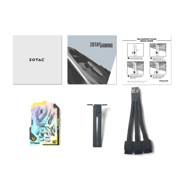 Tarjeta de Video ZOTAC Gaming GeForce RTX 4070 Ti SUPER Solid | 16GB GDDR6X | 256-bit | DisplayPort / HDMI | ZT-D40730RC-10P