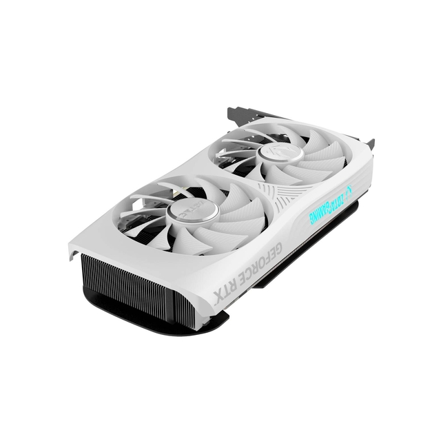 Tarjeta de video Zotac Gaming Twin Edge RTX 4060 Ti | 8GB | OC | Color blanco | ZT-D40610Q-10M