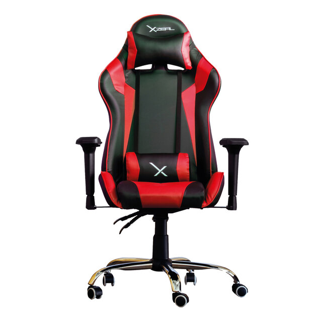 SILLA GAMER XZEAL NEG/ROJA ACERO, VINIPIEL ALTO DESEMPEÑO ZXSXZ10R