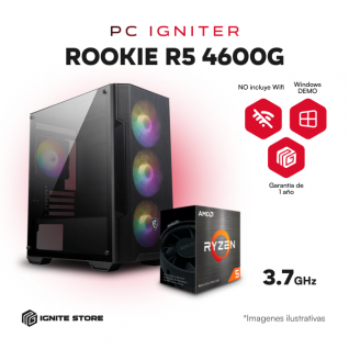 PC Igniter Rookie R5 4600G + 16GB de RAM