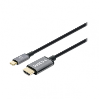 Cable Manhattan USB C (Macho) - HDMI (Macho) | 4K / 30Hz | 2 metros (6 ft.) | 151764