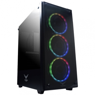Gabinete Naceb Player | Cristal Templado | ATX | Negro | USB 3.0 | NA-0603