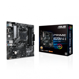 TARJETA MADRE ASUS PRIME A520M-A II/CSM MATX AM4 4DDR4 128GB - PRIME A520M-A II/CSM