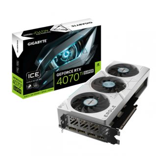 Tarjeta de Video GIGABYTE NVIDIA GeForce RTX™ 4070 Ti SUPER EAGLE OC ICE 16G | GDDR6X | PCI-E 4.0 | 256 bit | GV-N407TSEAGLEOC ICE-16GD