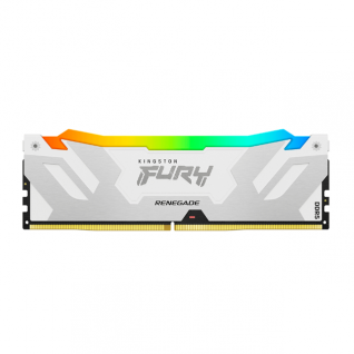 Memoria RAM DDR5 16 GB 6800 MT/s | Kingston FURY Renegade White RGB | CL36 | Non-ECC | XMP 3.0 | KF568C36RWA-16