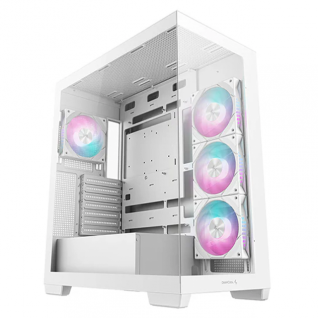 Gabinete DeepCool CG580 4F | Midi-Tower, ATX/Micro-ATX/Mini-ITX | 4 Ventiladores Instalados | Blanco | R-CG5802-WHADA4-G-1