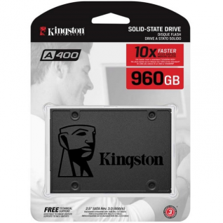 Unidad SSD 2.5" Kingston A400 960Gb - SSD Sata Rev 3.0 500Mb/s - SA400S37/960G