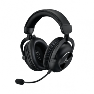 Diadema Gamer Inal&aacute;mbrica Logitech G PRO X 2 | Hasta 50 Horas de Bater&iacute;a Recargable | Micr&oacute;fono Cardioide Desmontable | Blue VO!CE | Sonido Surround DTS Headphone:X 2.0 | 2.4 GHz / Bluetooth / 3.5 mm | PC / PS4 / PS5 / Switch | Negro | 981-001262