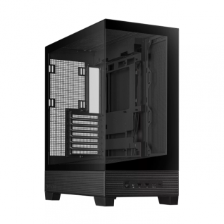 Gabinete ASUS A31 | Media Torre | ATX / Micro-ATX / Mini-ITX | USB-C 3.2 / USB-A 3.2 | Sin Ventiladores Incluidos | Dise&ntilde;o Panor&aacute;mico con Doble Cristal Templado | Negro | A31/BK/TG