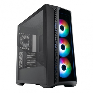 GABINETE COOLER MASTER MASTERBOX MB520 | NEGRO | ARGB | MID TOWER | 3 VENTILADORES PREINSTALADOS | MB520-KGNN-S01