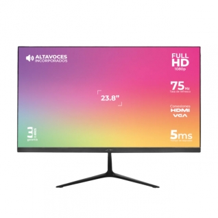 Monitor Curvo Acteck Captive Vivid SP240 | 23.8" | FHD | 1920 x 1080 (IPS) | 75 Hz | 5 ms | Bocinas Integradas | AC-933841