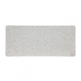 Mousepad Acteck Vibe Felt Plus TF620 | 900 x 400 x 2 mm | Superficie de Fieltro con Textura Afelpada | Base Antideslizante | Gris Claro | AC-934503