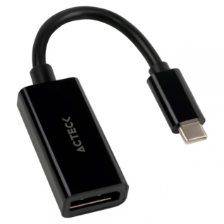 Adaptador  de Video Acteck Shift Plus AD420 - USB-C a DisplayPort Negro - AC-934718