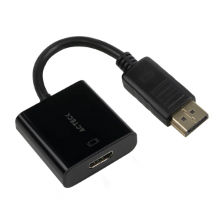 Adaptador Acteck Shift Plus AH435 | DisplayPort a HDMI | Negro | AC-934763