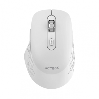 Mouse Inal&aacute;mbrico Acteck Optimize Flow MI480 | Hasta 1600 DPI | Sensor &Oacute;ptico | Adaptador 2.4 GHz | Plug & Play | Blanco | AC-939843