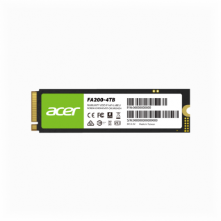 SSD M.2 Acer FA200 | 4TB | PCIe Gen 4 x4 | 7100 MB/s Lectura / 6100 MB/s Escritura | Compatible con PC / Laptop / PS5 | BL.9BWWA.150