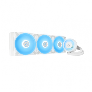 Enfriamiento Líquido Artic Liquid Freezer III 420 A-RGB | 3 x 140mm | 200–1900 rpm | LGA 1851 / AM5 | Color Blanco | ACFRE00153A