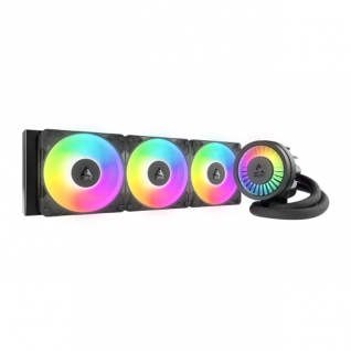Enfriamiento Líquido Arctic Liquid Freezer III Pro 360 A-RGB | 398 mm | 600 a 3000 RPM | AM5 / AM4 | LGA 1851 / 1700 | ARGB | Negro | ACFRE00184A