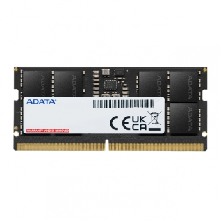 Memoria RAM SO-DIMM ADATA DDR5 5600 SO-DIMM | 8GB | DDR5 | 5600 MT/s | CL46 | On-Die ECC | Negro | AD5S56008G-S