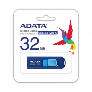  Memoria Flash USB-C ADATA UC300 | Azul | 32GB | ACHO-UC300-32G-RNB/BU