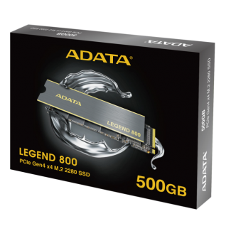 Unidad SSD Adata Legend 800 PCIe Gen4 x4 - 500Gb - ALEG-800-500GCS