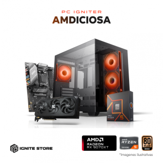 PC IGNITER AMDICIOSA - R5 7600X + 9070 XT OC