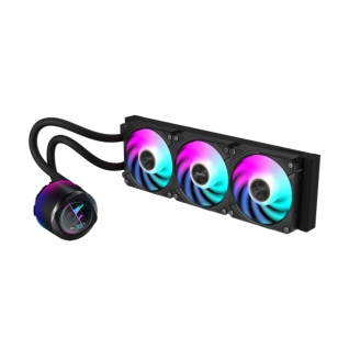 Enfriamiento Líquido GIGABYTE AORUS Waterforce X II 360 | 360mm | LCD Display | Intel 1851,1700, / AMD AM4/AM5 | 2500~3000 RPM | 12~37.5 dBA | GP-AORUS WATERFORCE X II 360