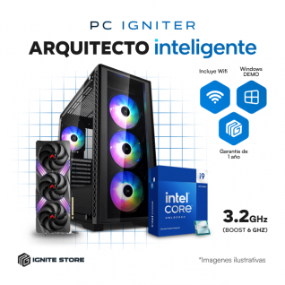 PC IGNITER ARQUITECTO INTELigente - CORE i9 14900KF + 128GB DDR5 + RTX 4090