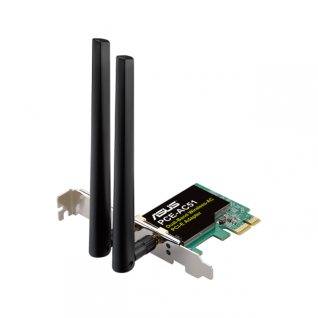 Tarjeta de Red ASUS PCI-E AC750 inalámbrico Dual-band | Wireless-AC750 | WEP | WPA | WPA2 | ASUS PCI-E AC750 11 US BULK