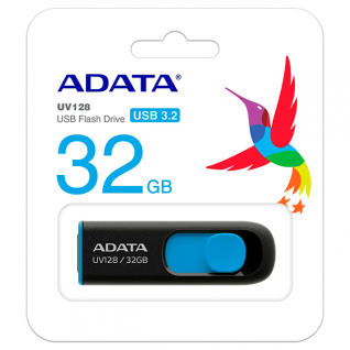 MEMORIA FLASH ADATA 32GB USB 3.2 GEN 1 - AUV128-32G-RBE